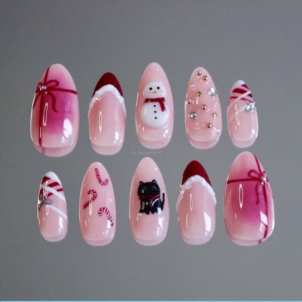 Set d'ongles press-on Merry & Blush
