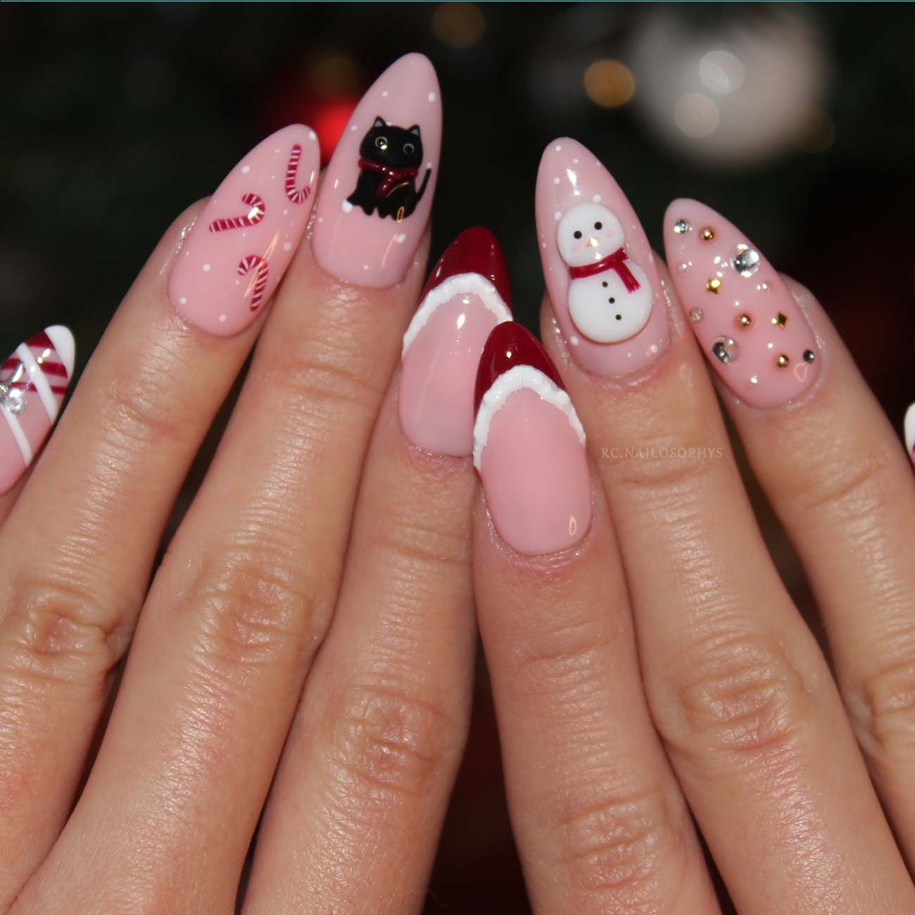 merry and blush faux ongles press on