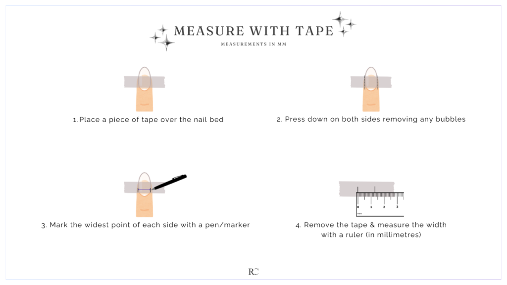 Measure with tape Measure with tape