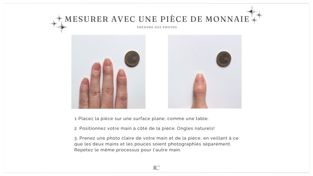 mesurer avec une pièce de monnaie