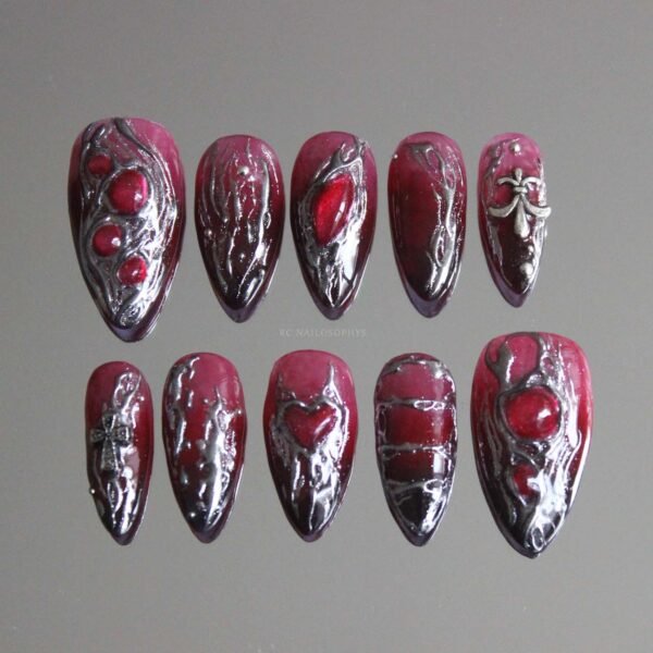 Set d'ongles press-on Cyber Vampire