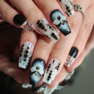 Midnight Orchid faux ongles press on