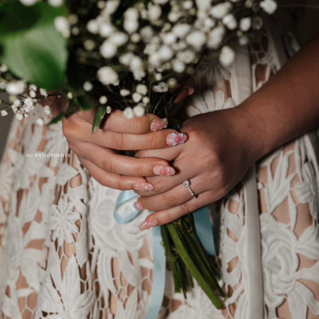 Petal Mist faux ongles press on