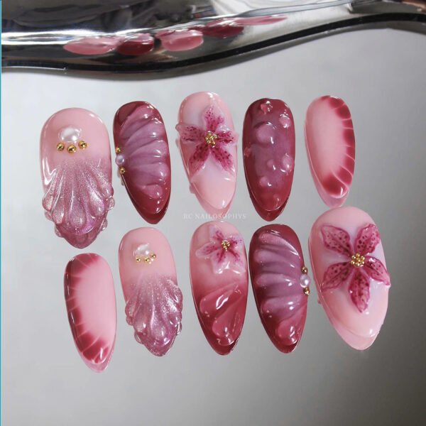 Seaside Bloom | faux ongles – Image 3