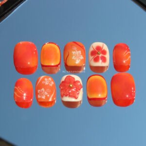 Siena Sunset faux ongles