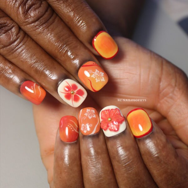 Siena Sunset faux ongles