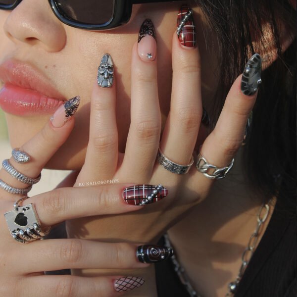 Punk Juliet faux ongles