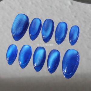 Midnight Cat-Eyes faux ongles
